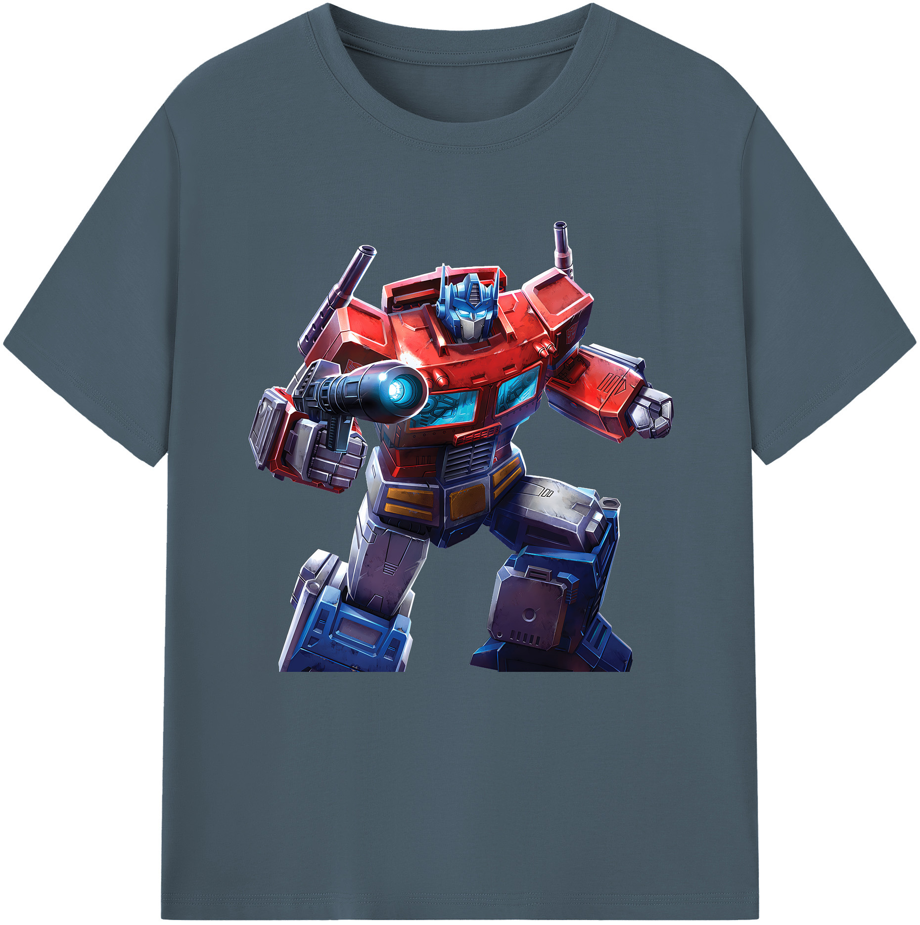 （画像用） Transformers トランスフォーマー 綿100％半袖Tシャツ（フロントプリント）